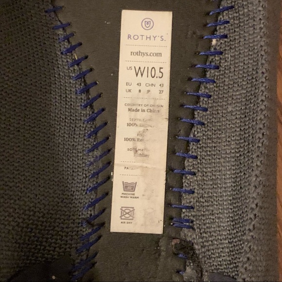 ❌SOLD❌Rothy’s The Point Flat - Gray - Picture 10 of 12